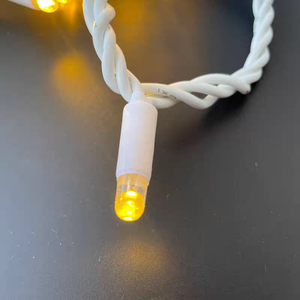 Guirnalda de Luces LED con Cable de Goma Blanco IP67, AC 110V, 10M, 100 LEDs, Blanco Cálido 2700K, Decoración Comercial para Árboles, Edificios y Contornos - Product Image 4