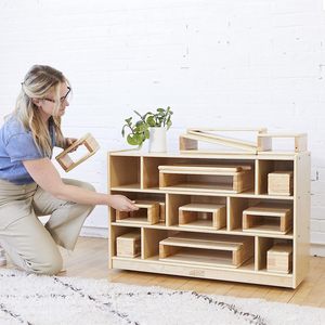 Set di giocattoli educativi per bambini in legno modello Montessori in vendita calda - Product Image 5