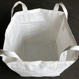 Sac jumbo <span class=keywords><strong>en</strong></span> PP tissé durable pré-sling, 500 <span class=keywords><strong>kg</strong></span>-2000 <span class=keywords><strong>kg</strong></span>, sac FIBC respirant avec boucle d'angle croisée pour l'emballage et le chargement - Product Image 4