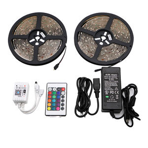 Kit de bandes lumineuses RVB DC 12V <span class=keywords><strong>Ruban</strong></span> de fond <span class=keywords><strong>TV</strong></span> 5 m 10 m Smart Music APP Wifi Télécommande Flexible SMD 5050 <span class=keywords><strong>LED</strong></span> Stirp Light - Product Image 2