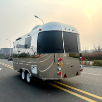 Caravane de voyage haute performance, remorque alimentaire pour camping et restauration mobile