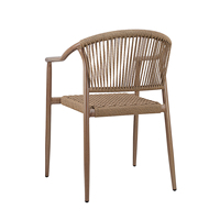 Ensemble de salle à manger de luxe pour banquets, tables et chaises d'hôtellerie, pour restaurants, événements en plein air et en intérieur, chaises en rotin tressé pour cafés