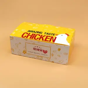 Высококачественная картонная коробка по разумной цене, коробка для упаковки еды, эко-жареной курицы