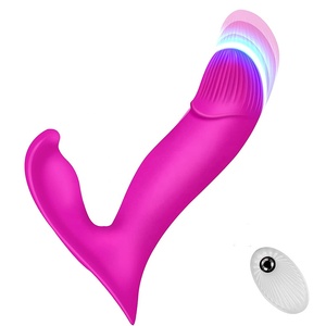 Vibratore Indossabile con Telecomando per Stimolazione Clitoridea e Punto G Femminile, Dildo Vibrante per Donne - Product Image 1
