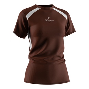 <b>Women</b> Fitness T Shirt Crew Neck Moisture Wicking Breathable Fabric with <b>Mesh</b> Underarm Ergonomic Cut Sports <b>Top</b> - Product Image 5