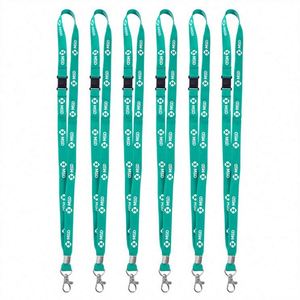 Promotional Polyester Id Card Holder Customized Animation Pattern Polyester Lanyard