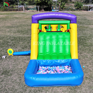 Structure gonflable commerciale en PVC pour adultes et enfants, jeu de fête, parcours d'obstacles humide/sec avec toboggan/<span class=keywords><strong>piscine</strong></span> à balles/escalade - Product Image 4