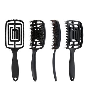 Peine <span class=keywords><strong>de</strong></span> estilismo antiestático para el cabello, herramienta <span class=keywords><strong>de</strong></span> estilismo para el cabello con hebilla interior, cepillo <span class=keywords><strong>de</strong></span> cerdas <span class=keywords><strong>de</strong></span> plástico <span class=keywords><strong>de</strong></span> alta temperatura - Product Image 6