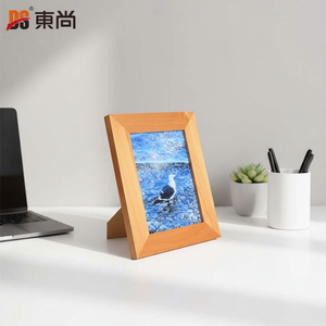 High Definition Glass Display Waterproof Horizontal Rectangle Modern Solid <b>Wood</b> <b>Photo</b> <b>Frame</b> for Table Top Display - Product Image 4