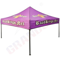 Promozione su misura della tenda del baldacchino di promozione all'aperto della tenda 3X3 del Gazebo