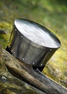 Casque de croisé artisanal en acier au carbone, d'inspiration médiévale, avec doublure en cuir, armure historique décorative pour costume - Product Image 3