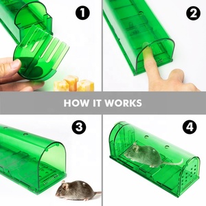 Durable Plastic Rodent Bait Station Mouse and <b>Rat</b> Trap <b>Box</b> for Home and Commercial Pest Control - Product Image 2