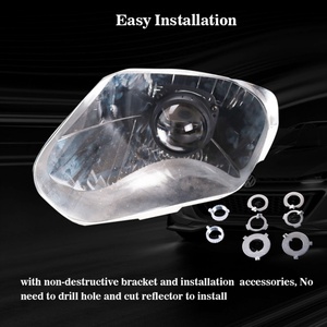 Factory Customized OEM ODM <b>Auto</b> <b>Lighting</b> <b>System</b> S8 H4 Super Bright LED Car Motorcycle Headlight 2.5 Inch 12V LED Projector Lens - Product Image 5