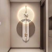 Moderne Italien Minimaliste 3D Grès Texture Applique De Luxe Salon Haut De Gamme Porche Couloir Mur Art Lumière Peinture