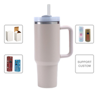 Tasse de voyage personnalisée 40oz gobelet avec poignée gobelets léopard 40oz tasse de voyage sublimation vaso de 40oz con mango