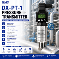 Transmetteur de pression 4-20 mA, capteur de pression industriel en acier inoxydable, transducteur pour pompe à eau, pipeline d'huile et de gaz