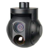 Kamera Gimbal Drone Sensor Ganda UA40T-35 EO IR 40X Optical Zoom AI Tracking