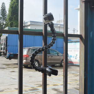 Soporte de Brazo Flexible para Cámara de Acción, Clip Resistente para <span class=keywords><strong>GoPro</strong></span>, DJI Osmo, Insta360, Ace Pro 3, Soporte Ajustable para Cámara - Product Image 3