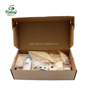 Kinder Educatief Diy Hout Ambachtelijke Model Miniatuur Gepolijst Blokhut Huis Cadeau Voor Jonge Creatievelingen - Product Image 5