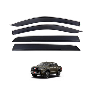 Accesorios <span class=keywords><strong>Auto</strong></span> Vent Visors Window TXR Déflecteur Noir avec Pare-Soleil Pluie en Acier Inoxydable pour Toyota Hilux 2015-2020 2021- - Product Image 3