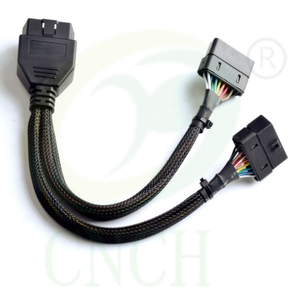 สายต่อ OBD2 แบบ <span class=keywords><strong>2</strong></span> in 1 หัวต่อ OBDII ตัวผู้เป็นตัวเมีย <span class=keywords><strong>2</strong></span> ตัว สำหรับเชื่อมต่อคอมพิวเตอร์ในรถยนต์ ปลั๊กแปลง 30 ซม. พร้อมชุดสายไฟ - Product Image 5