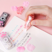 Ruban correcteur promotionnel, papeterie, ruban correcteur pour étudiants, ruban correcteur portable mignon et kawaii avec griffes de chat blanc