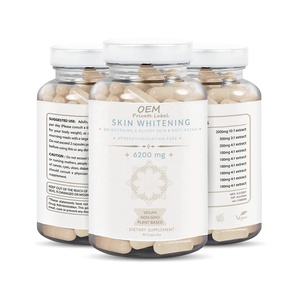 Private Label Haut aufhellung kapseln Gesundes Schönheits produkt Effektive Haut Körper aufhellung spillen OEM Kollagen präparate - Product Image 1
