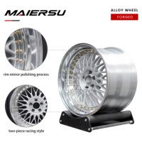Jantes en alliage T6061 forgées 5x114.3 5x120 5x112 polies 18 19 20 21 22 24 pouces, jantes en deux parties, jantes en mesh pour BMW Série 3/4/5