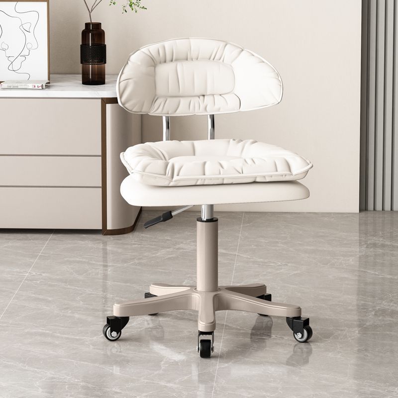 High-end plastic wheels, white seat back