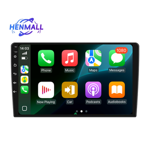 HENMALL 9 pulgadas 2Din <span class=keywords><strong>Android</strong></span> Qualcomm 1280*800 IPS pantalla táctil 8 Core DSP <span class=keywords><strong>Player</strong></span> Carplay Auto coche Multimedia REPRODUCTOR DE DVD para coche - Product Image 3