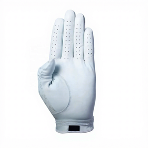 Gants de golf MUDASSAR SPORTS GG/130 en cuir véritable imperméables, couleur personnalisée, fermeture à boucle, vente en gros à bas prix, best-sellers - Product Image 3