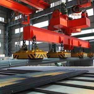 Pont roulant électromagnétique à double poutre certifié CE ISO de 20 tonnes pour l'industrie sidérurgique - Product Image 5