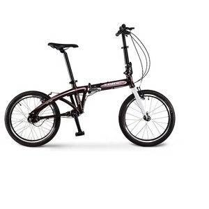 Bicicleta Plegable Mini de Aluminio de Alta Calidad de 20 Pulgadas, Transmisión por Eje Clásica, 3 Velocidades, Ligera, Acero Inoxidable TDJDC JDC-D20 OEM - Product Image 2