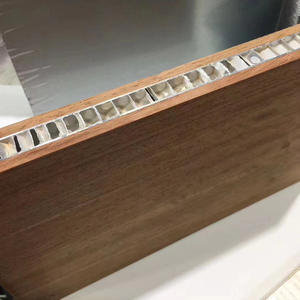 แผงรังผึ้งอลูมิเนียมลายไม้พีวีซีอลูมิเนียมแผงแซนวิชแผงรังผึ้งอลูมิเนียมทนทานต่อรอยขีดข่วน - Product Image 3