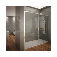 Cabine de douche coulissante de haute qualité, prix d'usine en gros