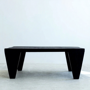 Table basse noire en bois d'acajou de haute qualité pour la table de centre de meubles de maison bonne pour l'usage extérieur - Product Image 1