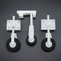 Planche KT assemblée SU27 avec direction des roues avant, train d'atterrissage en nylon résistant aux chutes pour avion à aile fixe RC DIY