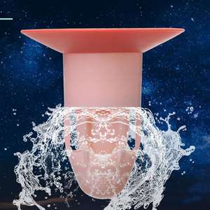 Crédine de Sol de Douche et Bain en Silicone, Noyau de Bonde d'Évacuation d'Eau pour <span class=keywords><strong>Cuisine</strong></span> et Salle de Bain, Couvercle Filtre Anti-Odeur à <span class=keywords><strong>Siphon</strong></span> pour Évier - Product Image 2