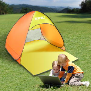 Tente de plage Kenquaz type extensible, une chambre, abri solaire, protection UV UPF 50+, pour 1-2 personnes, portable, installation facile - Product Image 4