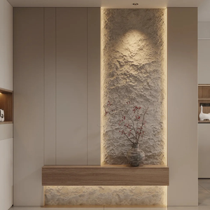 Nouvelle Arrivée Panneau Mural en Marbre Blanc Calacatta UV, <span class=keywords><strong>Dalle</strong></span> de Marbre Faux Brillant pour Mur d'Accent de <span class=keywords><strong>Chambre</strong></span> de Villa - Product Image 1