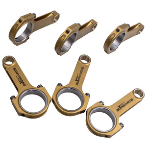 MaXpeedingrods แท่งเชื่อมต่อ Titanizing,สำหรับ Porsche 993 996 GT2 Turbo ARP Bolts 127มม. H-Beam - Product Image 1
