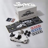 PB PB8808 Bloques de Construcción de Modelo de Coche Gris, Juguete Educativo Electrónico DIY, Escala 1:32, Regalo para Niños y Niñas, 367 Piezas