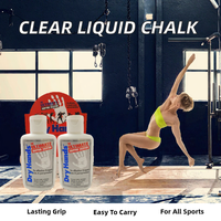Meilleur contrôle et sécurité, craie liquide transparente, dioxyde de silicium, adhérence pour les mains sèches, pour l'entraînement, la danse sur barre