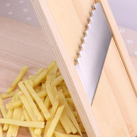 Nieuw Product Ideeën 2023 Keuken Aardappel Fruit Shredder Houten Koreaanse Wortelrasp Mandoline Hout Groente Snijder