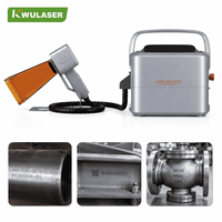Machine de gravure et de marquage laser à fibre portative haute vitesse, graveur laser portable pour métal, écran tactile, unité refroidie par air