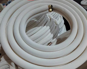 Nhà Máy Bán Buôn 1/4 + 1/2 Điều Hòa Không Khí Kết Nối Ống Cách Nhiệt Đầy Đủ Ống Đồng, 15 Mét Dài - Product Image 3