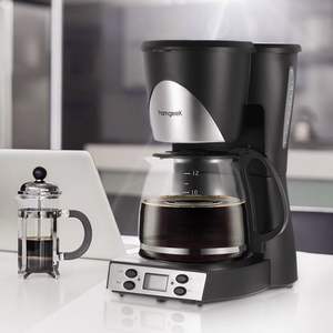 Cafetière <span class=keywords><strong>Homgeek</strong></span> haut de gamme 1,5 L, 12 tasses, programmable, avec carafe et cuillère doseuse à café - Product Image 2