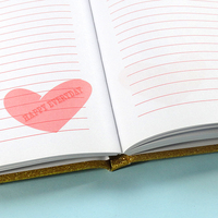 Shein — couverture en forme de couronne, carnet de notes à paillettes pour filles, cahier de journal intime à paillettes magiques