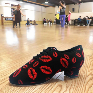 Elegantes <span class=keywords><strong>Zapatos</strong></span> <span class=keywords><strong>de</strong></span> <span class=keywords><strong>Baile</strong></span> para Mujer con Estampado Especializado, Tacón Medio, Punta Redonda, Suela <span class=keywords><strong>de</strong></span> Ante Dividida, <span class=keywords><strong>Zapatos</strong></span> <span class=keywords><strong>de</strong></span> <span class=keywords><strong>Salsa</strong></span> 7739 - Product Image 4