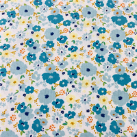 Tissu léger à motifs floraux variés, prix d'usine, pour robes, abayas et projets d'artisanat pour femmes